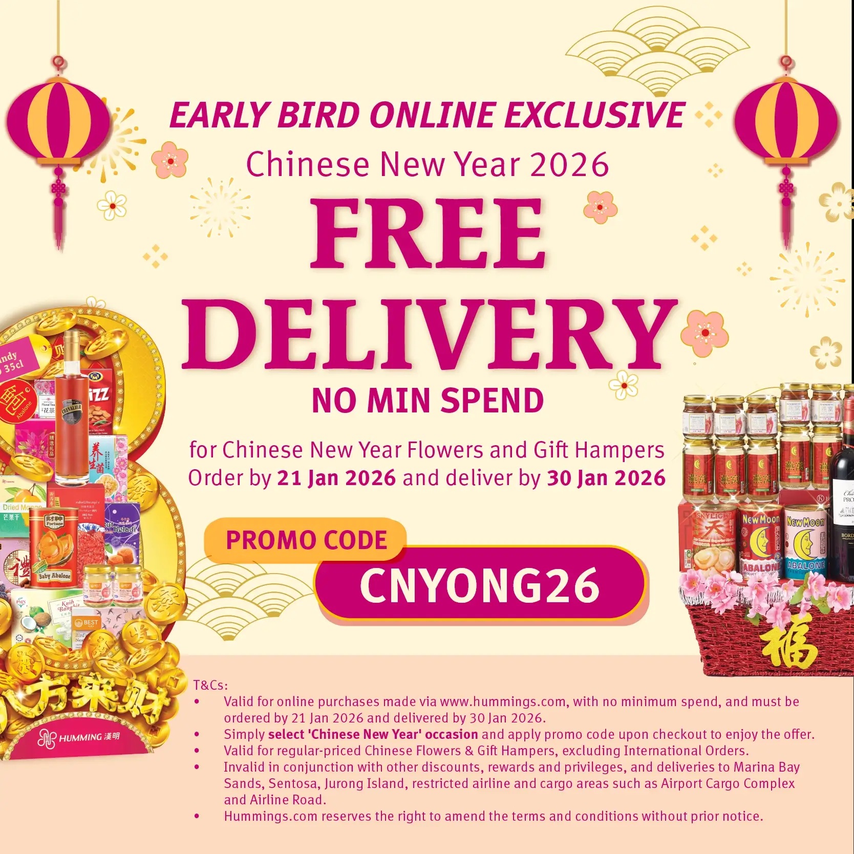 CNY EBB ONLINE EXCLUSIVE FREE DELIVERY